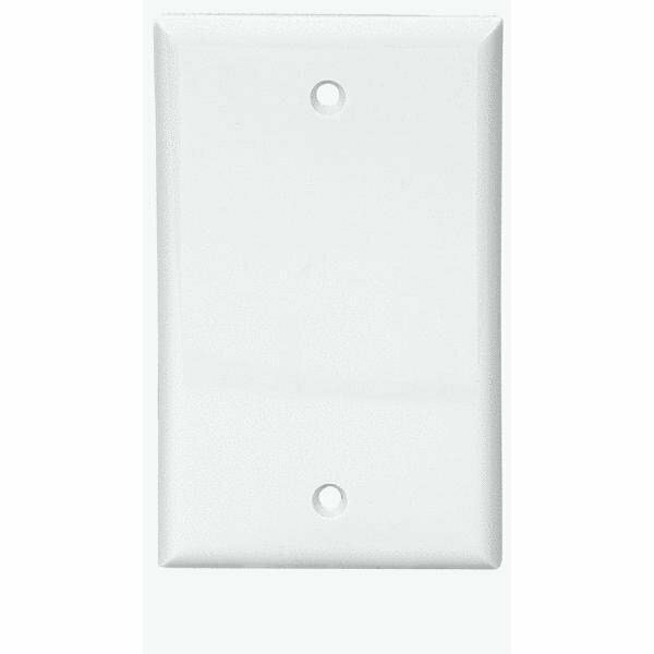 Eaton Wiring Devices Unbreakable Nylon Blank Wall Plate 5129WBOX